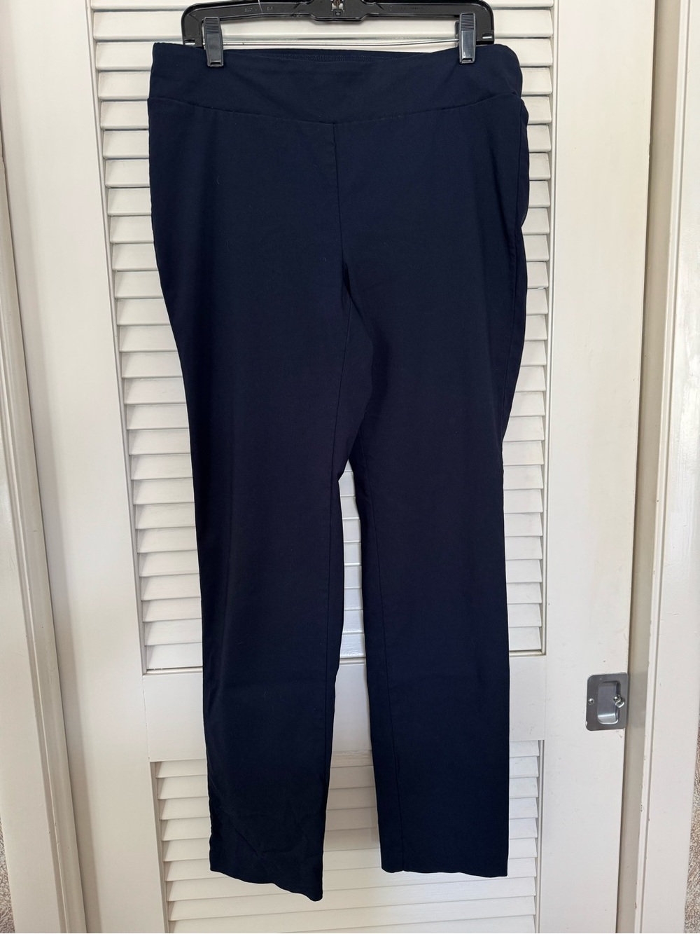 J. McLaughlin Deep Navy Straight-Leg Trousers